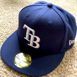 NEW Tampa Bay Rays MLB New Era 59Fifty Fitted Hat (7 1/2)